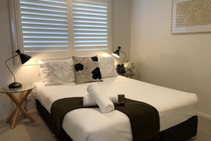 The Second Bedroom of a 3 Bedroom Townhouse Apartment at Adamstown Townhouses.